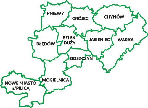 Mapa Powiatu